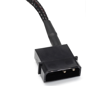 4-Pin Molex to 3 Pin 12V PC Case Fan Power Adapter Cable