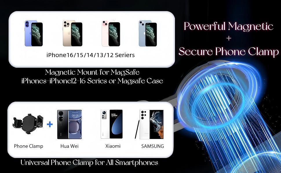 magnetic selfie stick for iphone