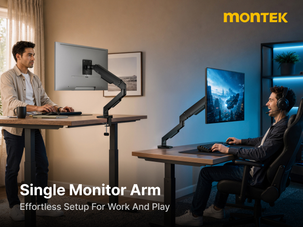 single monitor arm