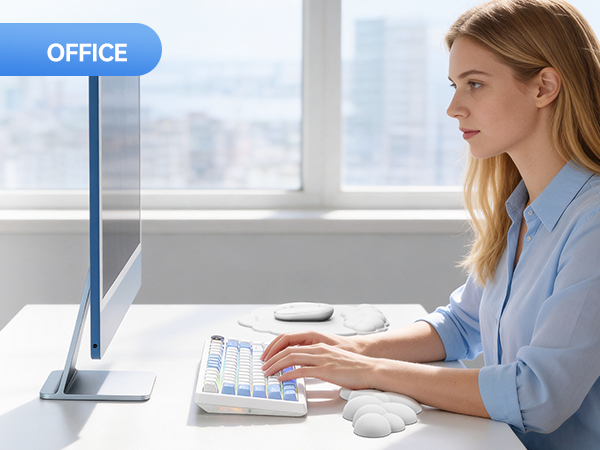 Cloud Wrist Rest &amp; Ergonomic Mouse Pad