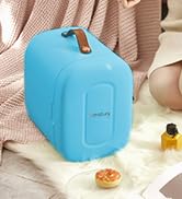 Hansburg Mini Fridge for Bedroom Skincare Cooler &amp; Warmer Portable Small Refrigerator 4 Liter/6 c...