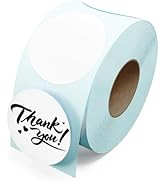 Round 2'' Thermal Labels, Direct Thermal Label,Roll of 750 Thermal Labels Waterproof, Oil-Proof S...