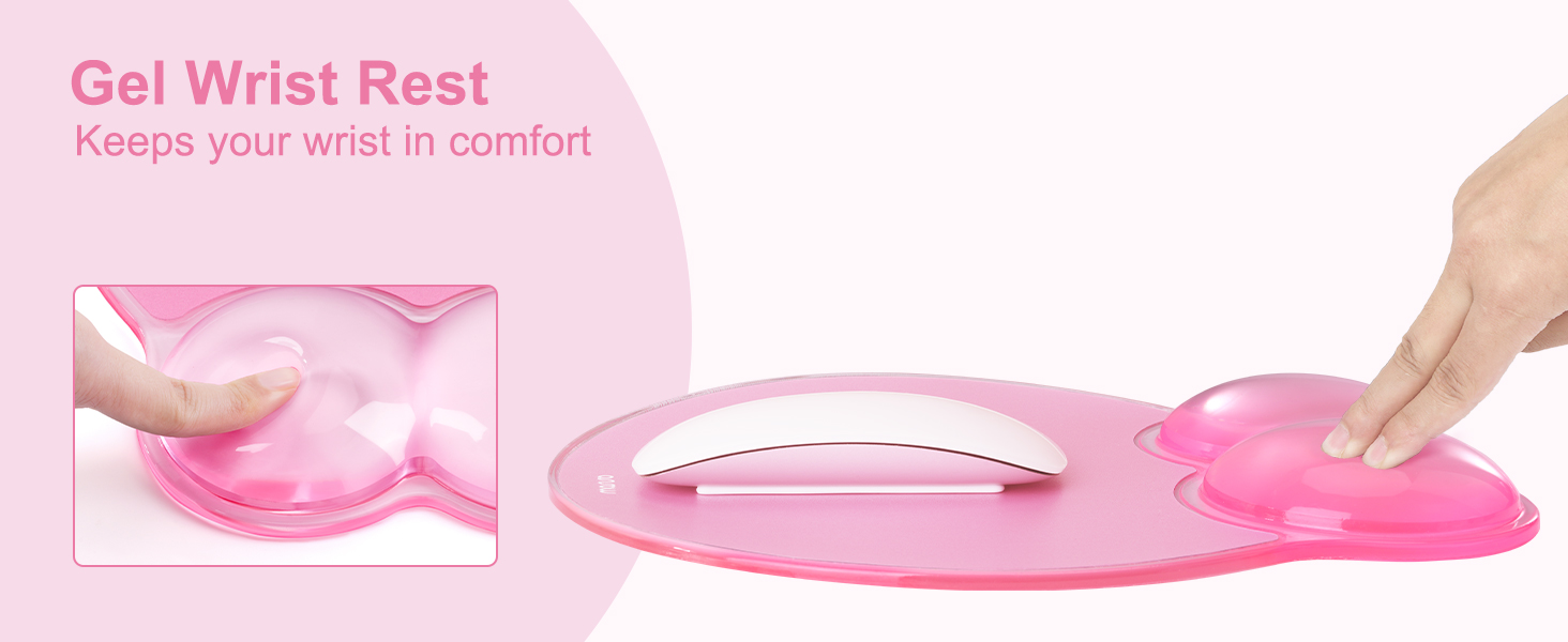 Ergonomic Memory Foam Wrist Rest for Laptop, Computer