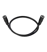 GGIPOWY 3-Pack 5.5mm x 2.5mm DC Power Extension Cable, 18AWG Female to Female Barrel Jack 12V/24V...