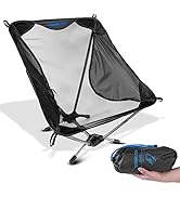TREKOLOGY Ultralight Beach Chair, Lightweight Camping Chair for Backpacking, Hiking, and Travel -...