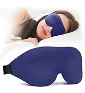 NEWVANGA Sleep Mask for Back and Side Sleeper, Block Out Light, Luxury Sleeping Eye Mask of 3D Ni...