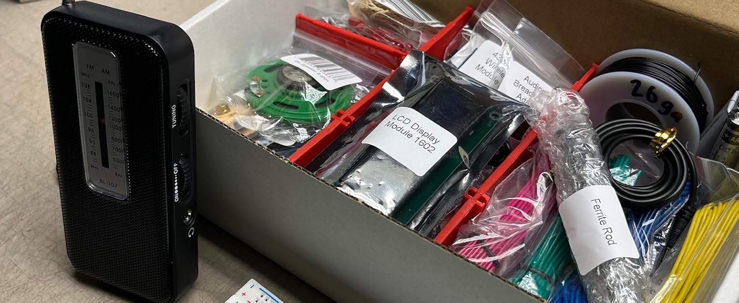 Make: Radio Kits Arranged