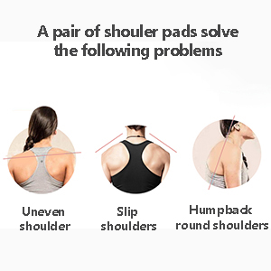 Multi-purpose transparent colorless silicone shoulder pad