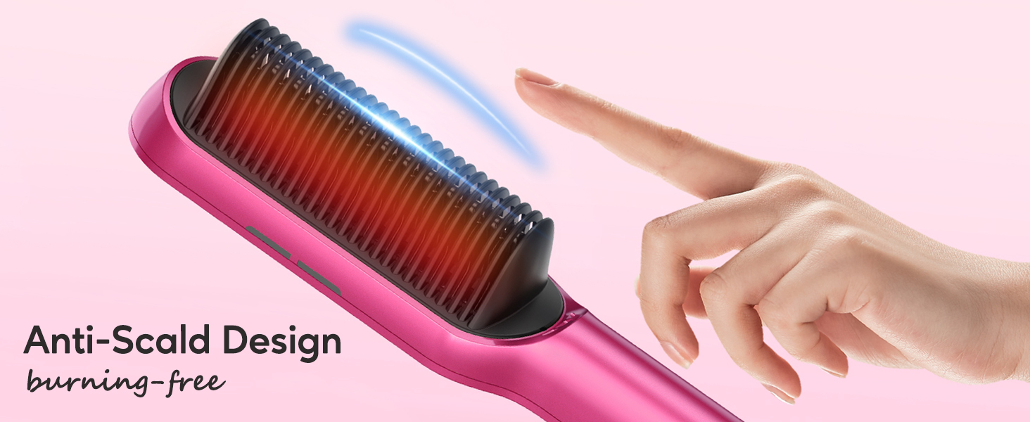 straightener brush