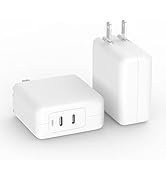 35W USB C Wall Charger Block, 2 Pack Fast Charging Block, Dual Port USB Plug Power Adapter for iP...