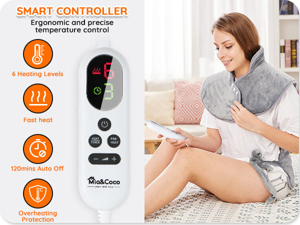 Electric Heating Pad for Back Neck