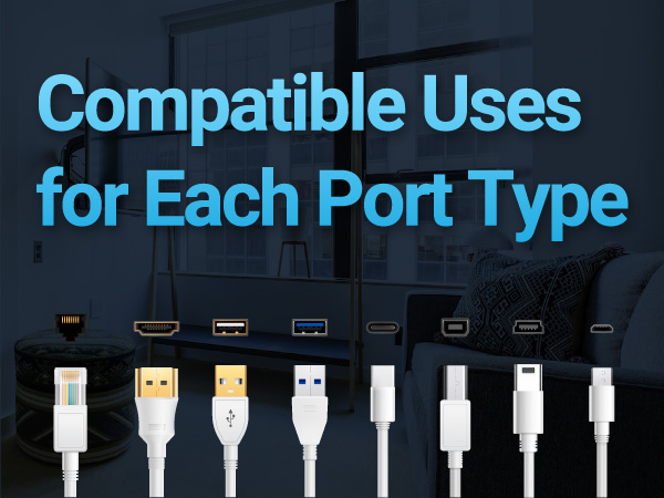 Compatible Uses for Each Port Type