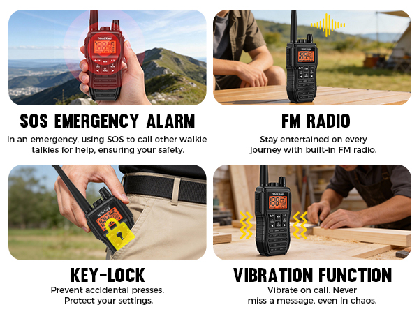 rechargeable walkie talkies