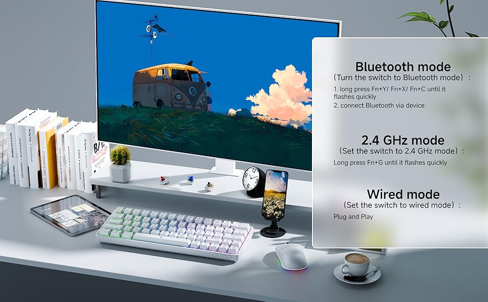  wireless mechanical keyboard