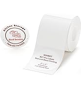 NIIMBOT Red&amp;Black Labels for B21 Pro/B1 Pro/B2 Pro Label Maker, 2.01'' x 2.01''(51 x 51mm), Therm...