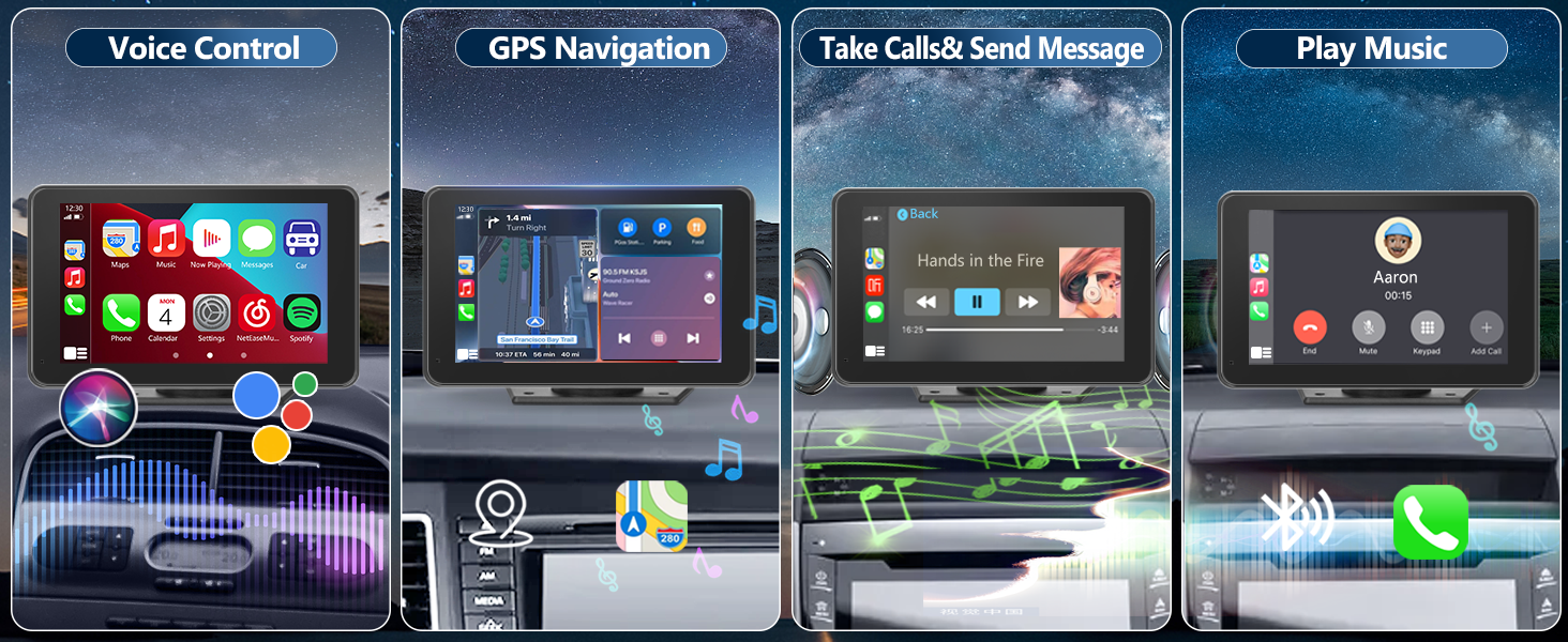 android auto with alexa android auto for older car car multimedia player withdash cam carplay screen