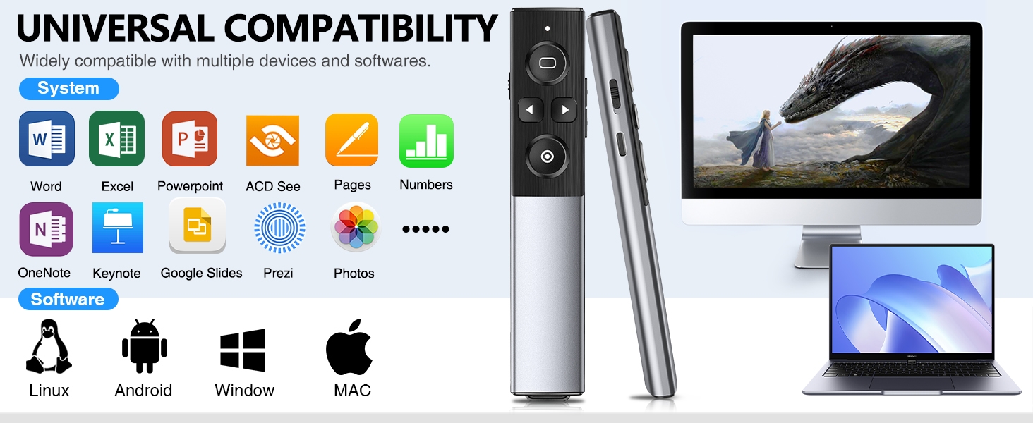 logitech clicker for presentations