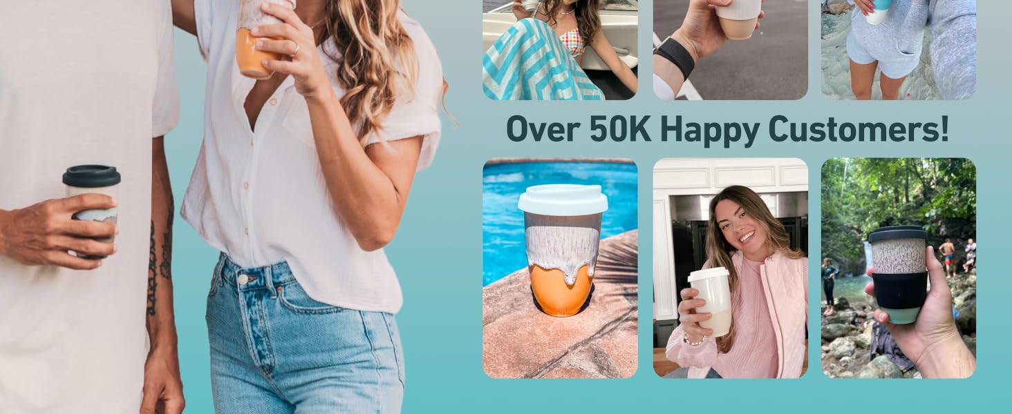 Nova Ceramic Travel Mugs