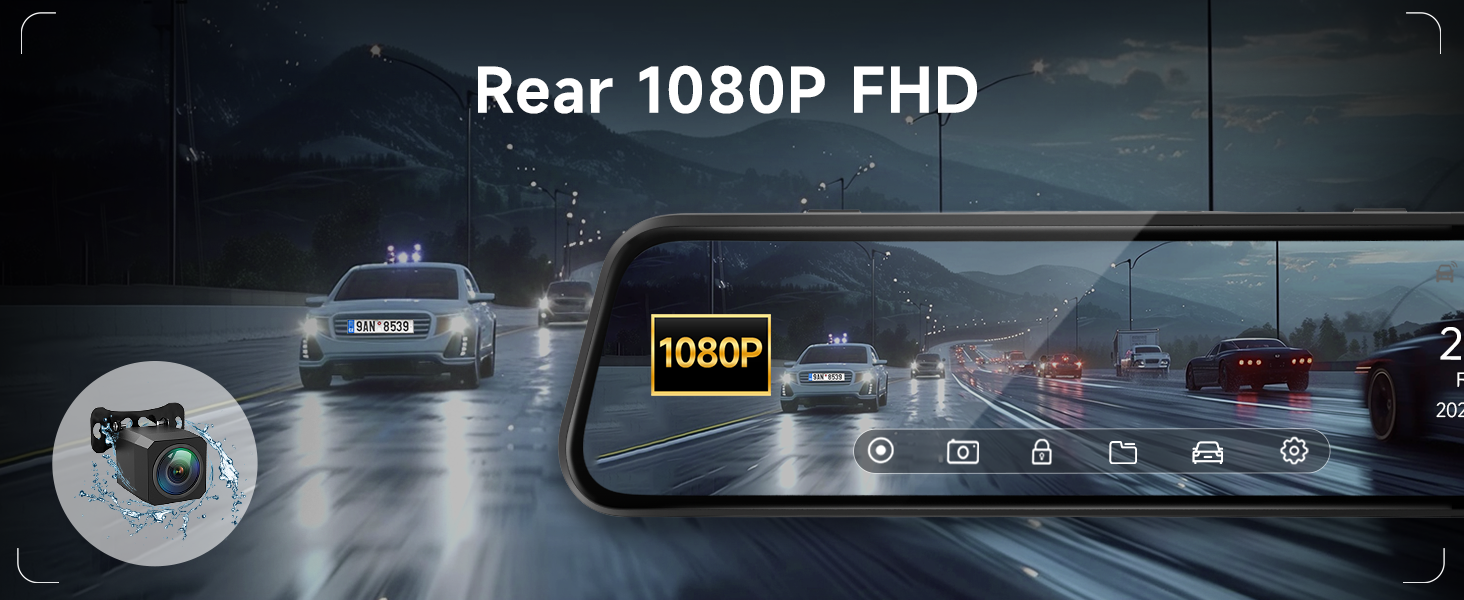 4k mirror dash cam