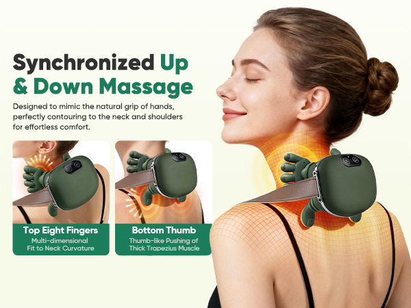 massaging hands, portable massager with hands