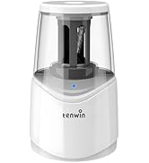tenwin Rechargeable Pencil Sharpener for No.2 &amp; Colored 6-8mm Pencils, Heavy Duty Electric Pencil...
