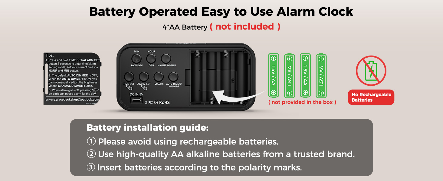 red alarm clock