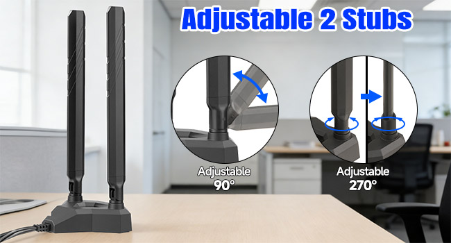 external wifi 7 antenna for pc desktop computer