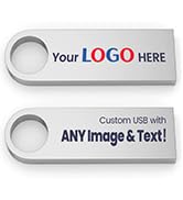 Wooolken Customized USB 4GB Flash Drive 10 Pack, Metal USB 2.0 Drive Personalized Logo Thumb Driv...
