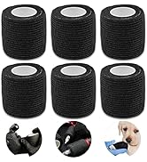 Tattoo Grip Tape Wrap Cover - Autdor 6Pcs 2" x 5 Yards Tattoo Machine Tape Cohesive Elastic Banda...