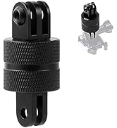 Niewalda 360 Degree Rotation Gopro Tripod Mount Adapter, Alumiun gopro Mount Adapter, Compatible ...