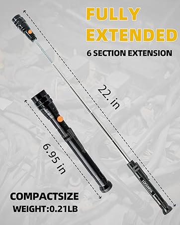 Magnetic Pickup Tool with LED Lights