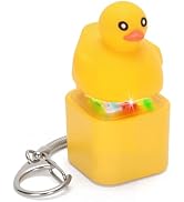 Netholid Quacking Duck Croaking Frog Meowing Cat Keyboard Fidget Toys for Adults Clicker Keychain...