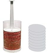 Evelots Hamburger Press-Perfect Size Burgers Every Time-Freeze-8 Dividers Included