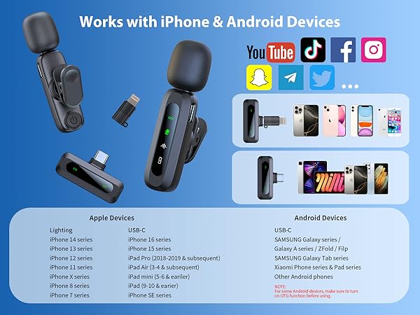 mics for iphone and android