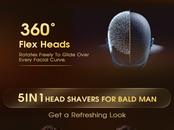 Electric Head Shavers for Bald Men