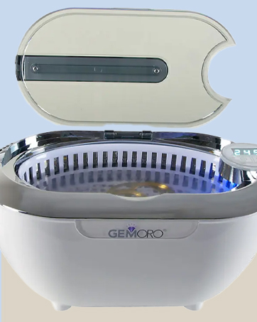 jewelry cleaner steam gemoro cleaning solution ultrasonic diamond tester sapphire gold platinum