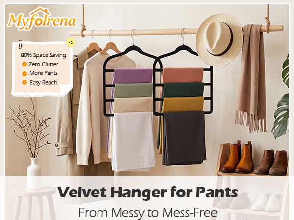 velvet pants hanger