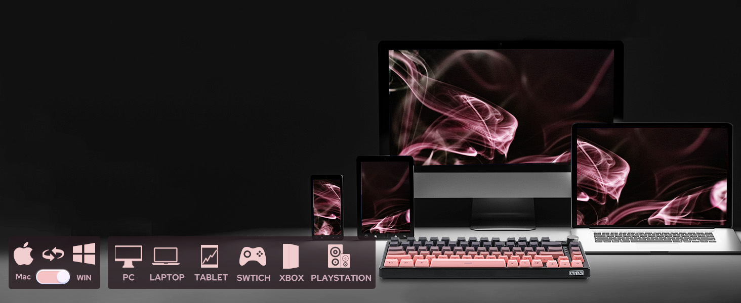 HE75 Tri-Mode Gaming Keyboard