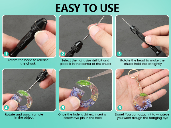 Hand Drill Set for Resin Crafts