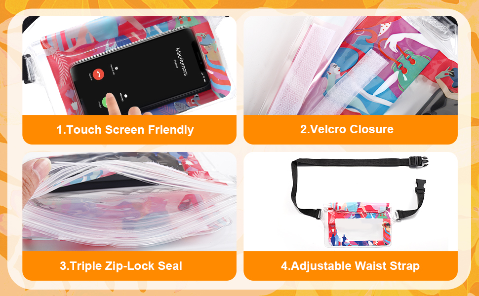 Waterproof waist packs