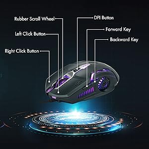 6 key mouse