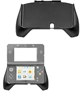 Mcbazel Plastic Hand Grip Holder Gaming Case with Handle Stand for Nintendo New 3DS Black ( NOT F...