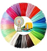 3D Pen PLA Filament Refills, 20 Colors, 20 Feet Each Color, Total 400 Feet by TTYT3D, Support for...