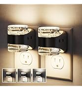 JandCase LED Night Light, Bubble Night Lights Plug into Wall, [2 Pack]Night Light3000K/4000K/5000...