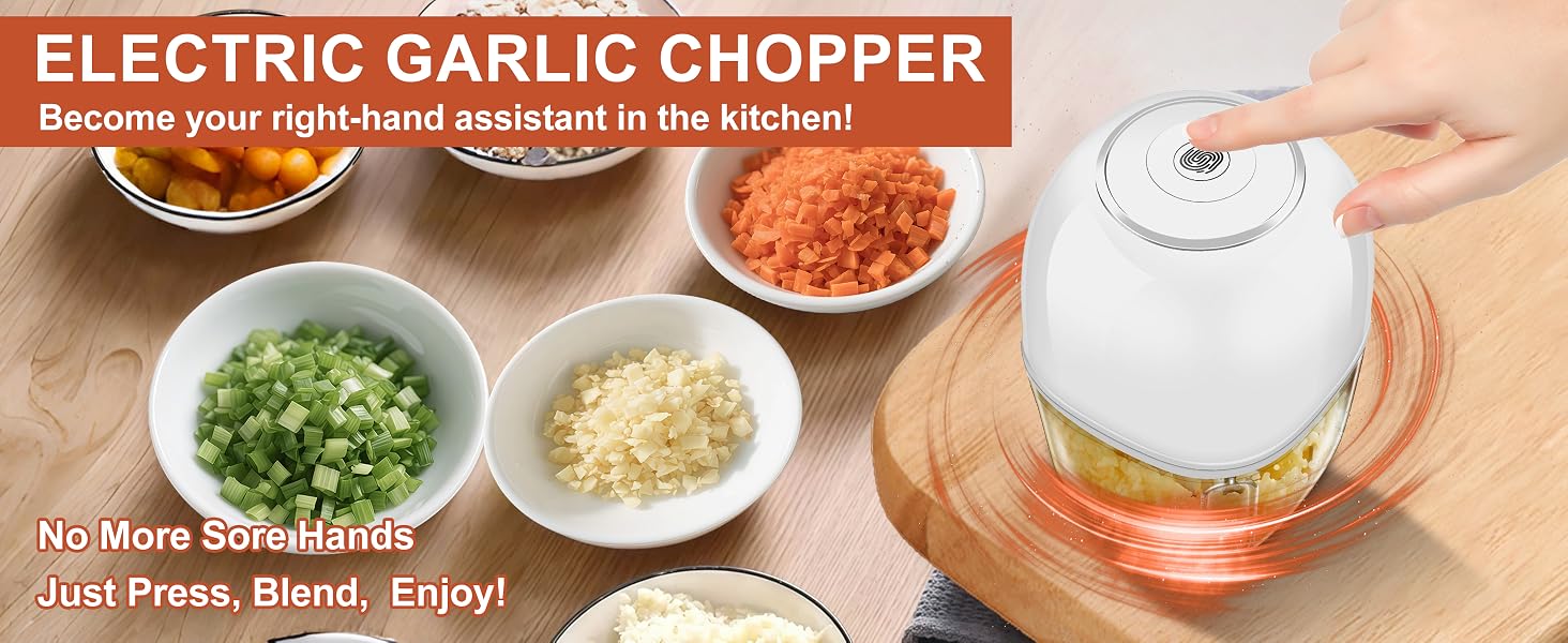 electric garlic chopper