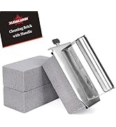XUDAKAIXIN Grill Cleaning Bricks with Handle, Pumice Griddle Cleaning Stone Removing Stains for G...