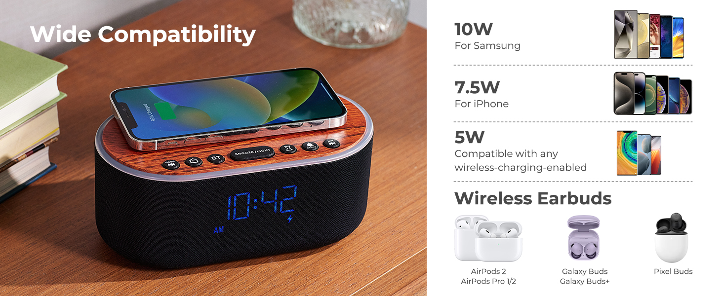 alarm clock bluetooth