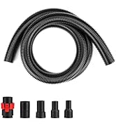 Shop-Vac Premium Universal Hose Plastic 8'X 1-7/8", Vacuum Hose Compatible with Rigid, Dewalt, Hu...