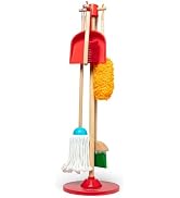 Melissa &amp; Doug Let's Play House Dust! Sweep! Mop! 6 Piece Pretend Play Set