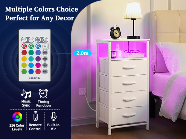 night stand with drawers